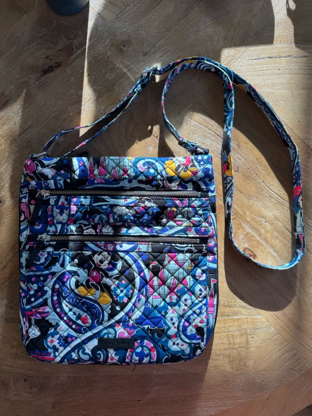 Disney Parks x Vera Bradley Mickey Paisley Triple Zip